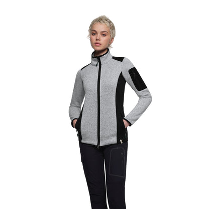 HAKRO DAMEN Strickfleecejacke