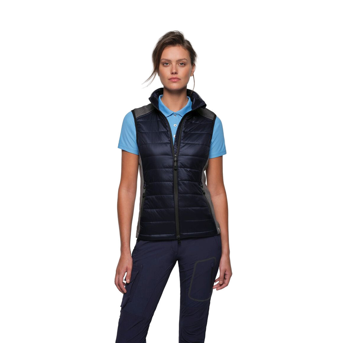 HAKRO Damen Hybridweste Contrast