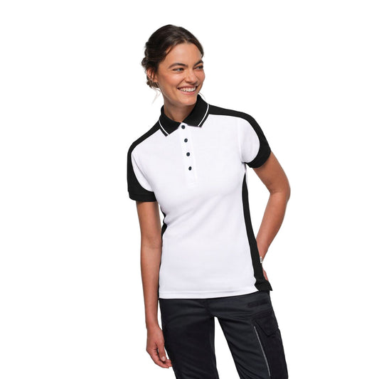 HAKRO - Damen Poloshirt Contrast MIKRALINAR® ECO