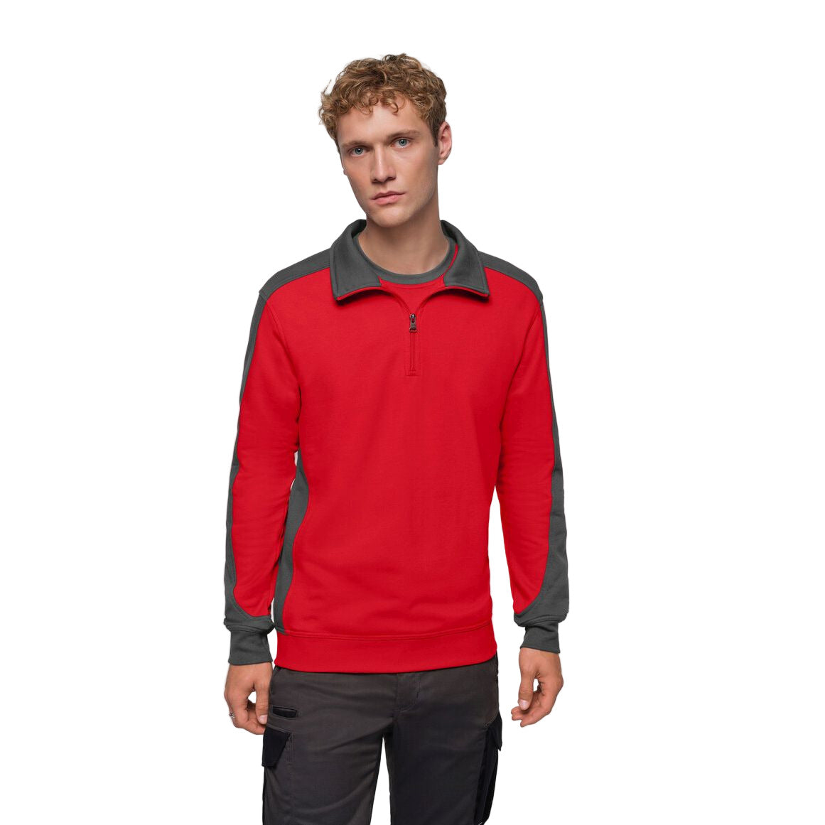 HAKRO - ZIP-Sweatshirt Contrast MIKRALINAR®