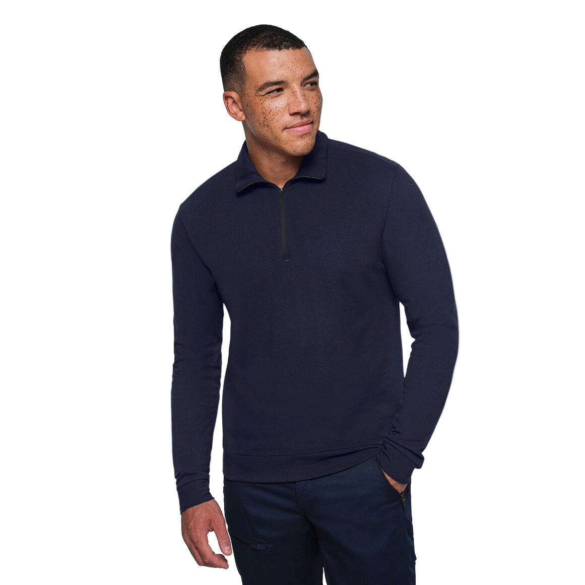 HAKRO ZIP-Longsleeve Piqué Mikralinar® ECO