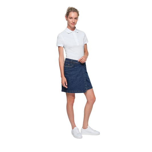 HAKRO DAMEN 5-POCKET-JEANSSKORT X-STRETCH ECO