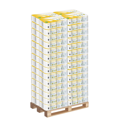 Toilettenpapier 4 lagig Zellstoff Super Soft • 165 Blatt (8x8 Rollen)